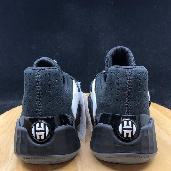 Adidas Men's Basketball Shoe Harden Vol 4 Black / White Size 10.5 FV5597 Oreo - Picture 7 of 10
